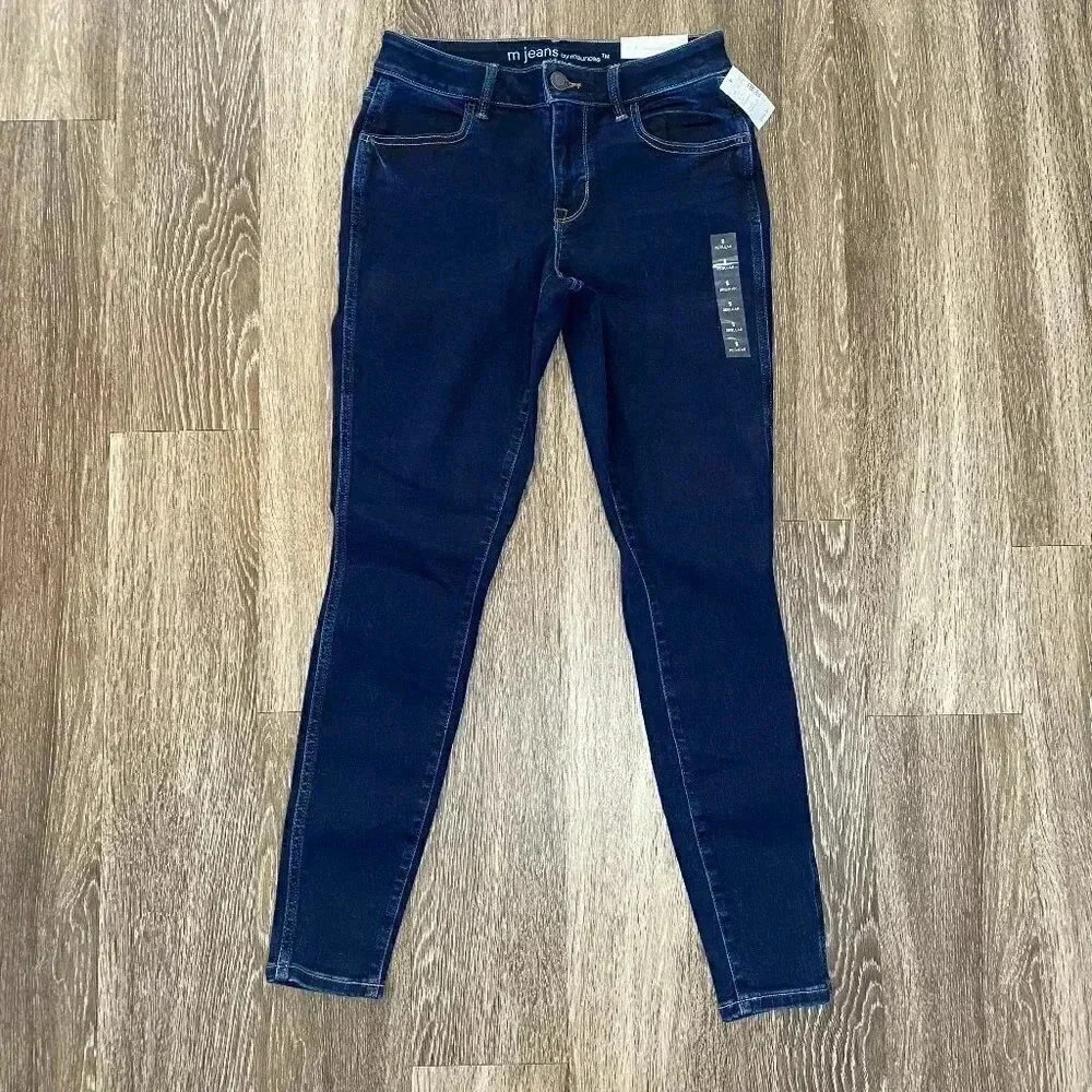 Womens Maurices Dark Wash Jeggings - Small Regular